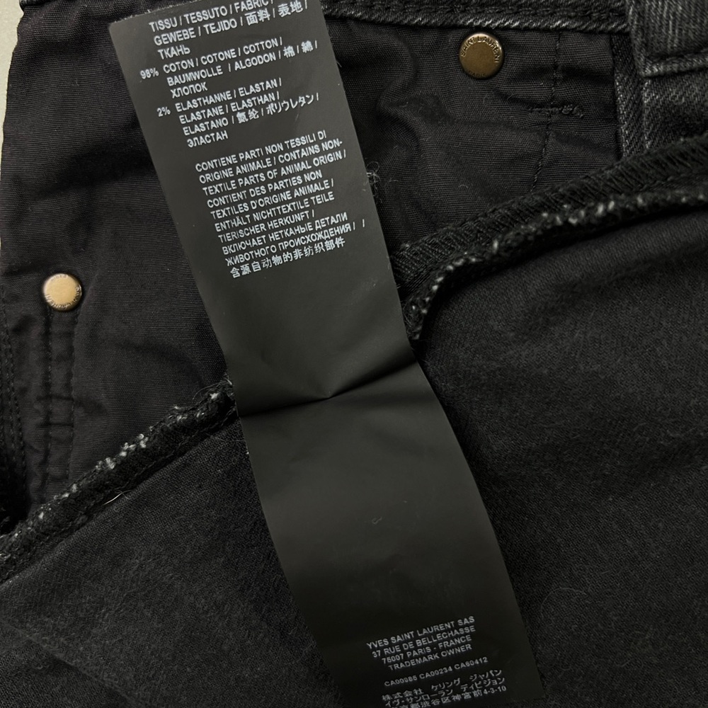 SAINT LAURENT Black Skinny Jeans - Picture 14 of 15